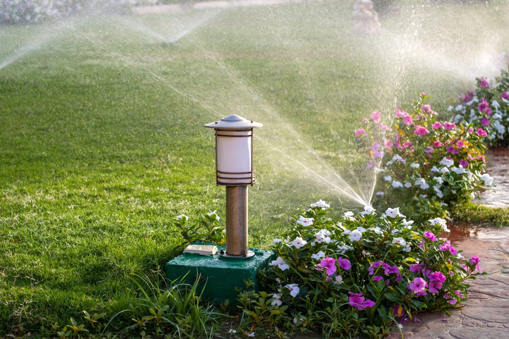 I increase water pressure in sprinkler system